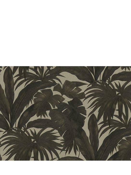 Versace: Jungle printed wallpaper - Black - ecraft_0 | Luisa Via Roma