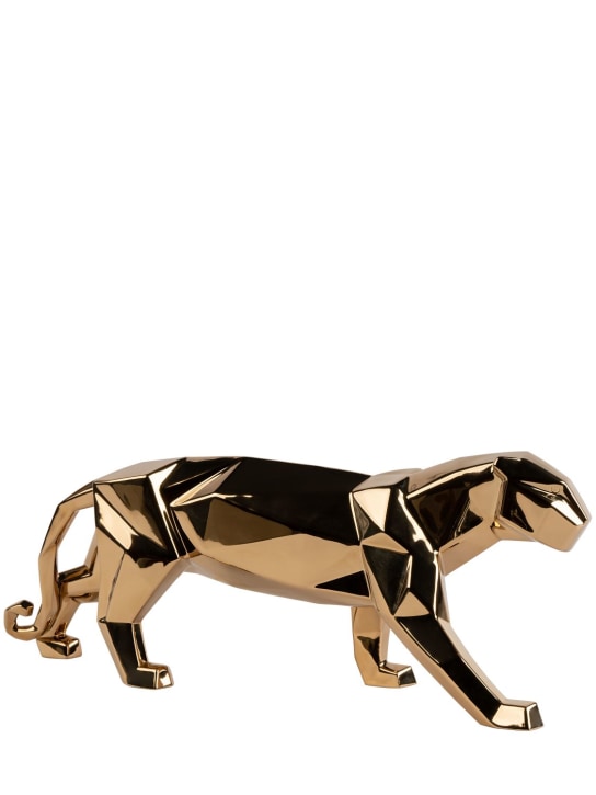 Lladrò: Golden Panther figurine - Oro - ecraft_0 | Luisa Via Roma