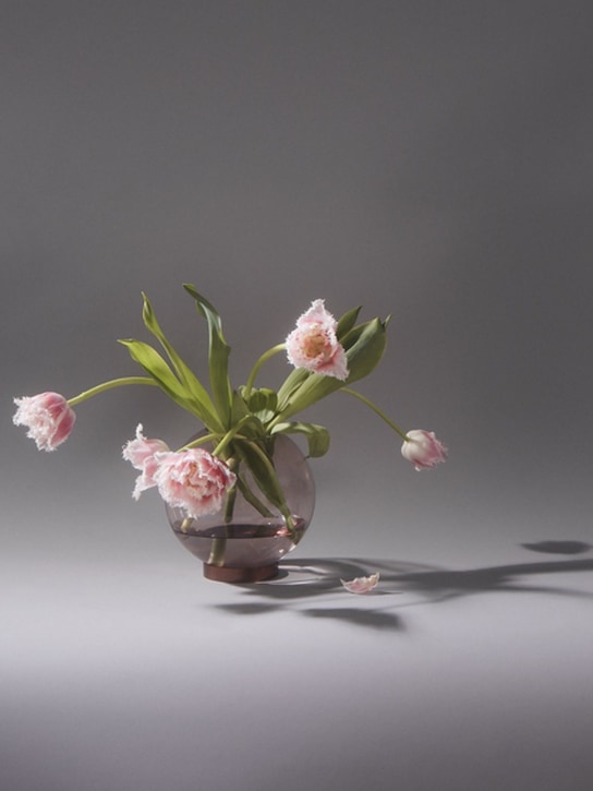 Aytm: Vase rond en verre Globe - Rose - ecraft_1 | Luisa Via Roma