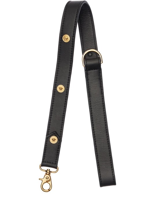 Versace: Pet leash - Black - women_1 | Luisa Via Roma