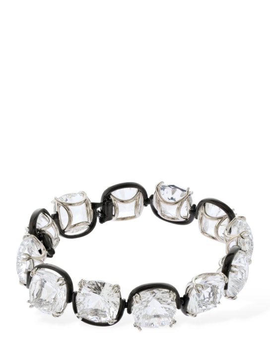 Swarovski: Harmonia Swarovski bracelet - Crystal/Silver - women_1 | Luisa Via Roma