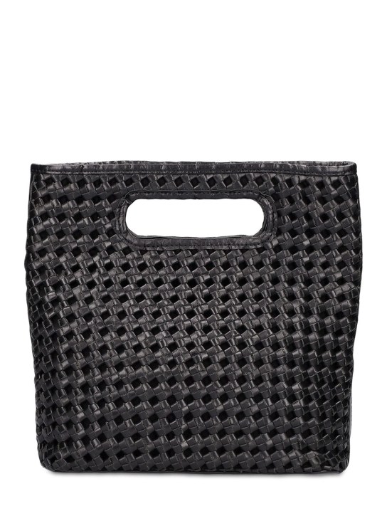 Bembien: Nell leather top handle bag - Black - women_0 | Luisa Via Roma