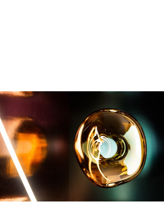 Tom Dixon: Gold LED Melt Mini Surface wall lamp - Gold - ecraft_1 | Luisa Via Roma