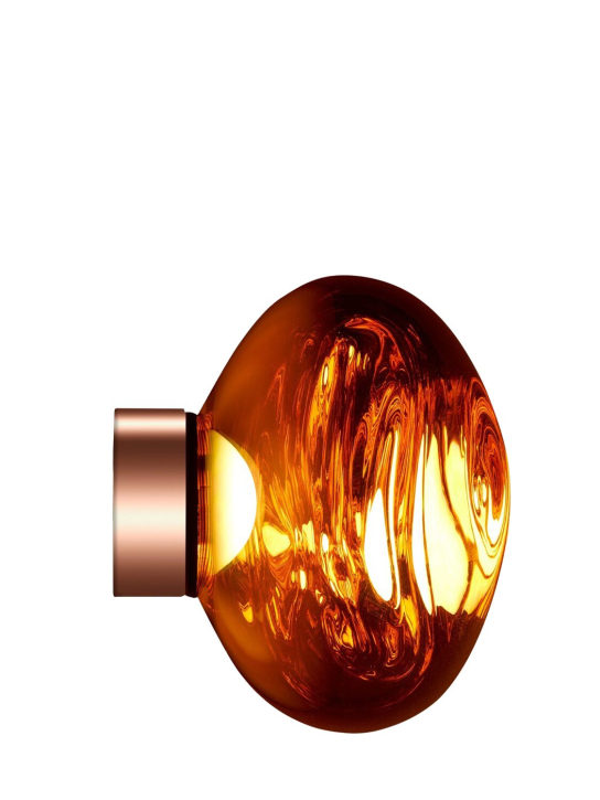 Tom Dixon: Copper LED Melt Mini Surface wall lamp - Copper - ecraft_0 | Luisa Via Roma