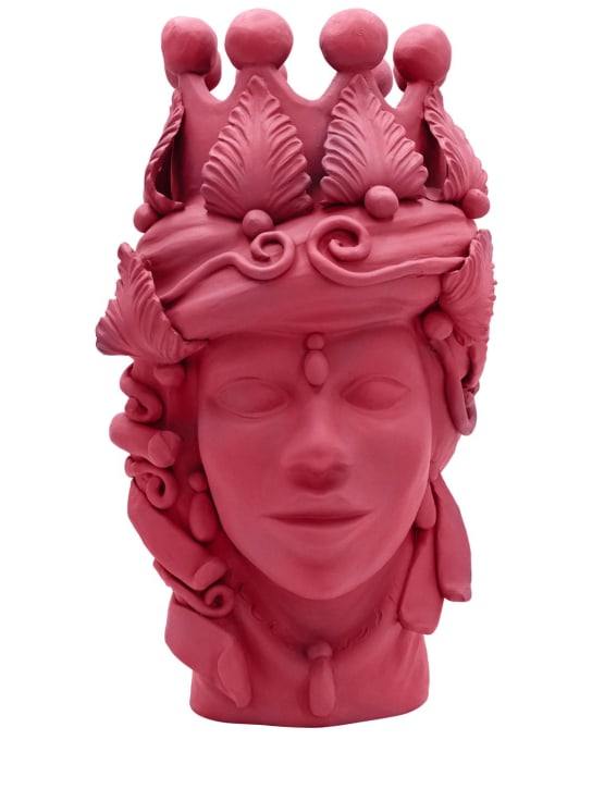 Ovo Idee E Manufatti: Sculpture en céramique Cerere - Rose - ecraft_0 | Luisa Via Roma