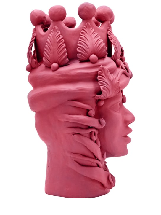 Ovo Idee E Manufatti: Sculpture en céramique Cerere - Rose - ecraft_1 | Luisa Via Roma