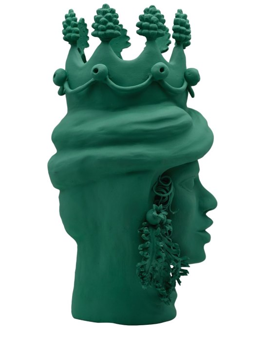 Ovo Idee E Manufatti: Sculpture en céramique Ninfa - Vert - ecraft_1 | Luisa Via Roma