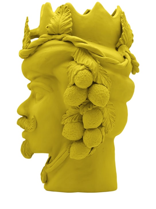 Ovo Idee E Manufatti: Sculpture en céramique Lime - Jaune - ecraft_1 | Luisa Via Roma