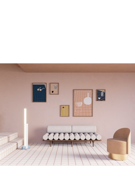 Paper Collective: SDO 07 wall décor - Pink - ecraft_1 | Luisa Via Roma