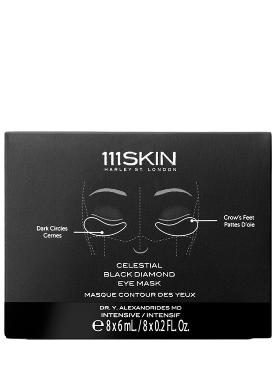 111skin: 6 x Celestial Black Diamond Eyemasks 8ml - Trasparente - beauty-men_0 | Luisa Via Roma