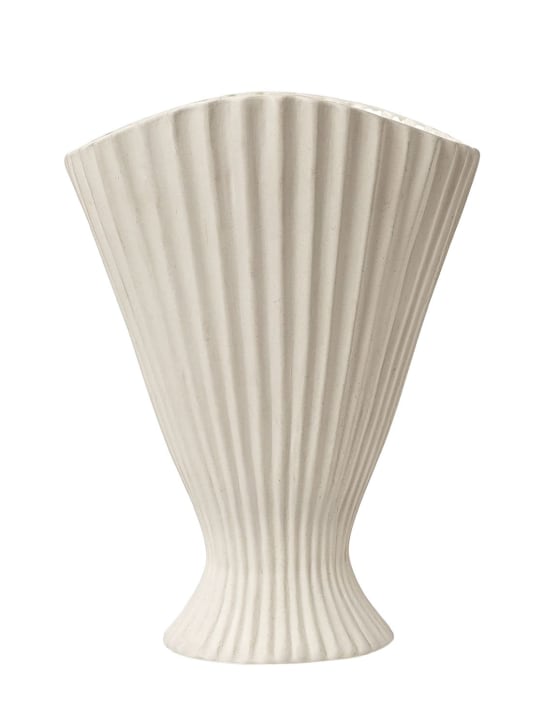 Ferm Living: Vase Fountain - Blanc - ecraft_0 | Luisa Via Roma