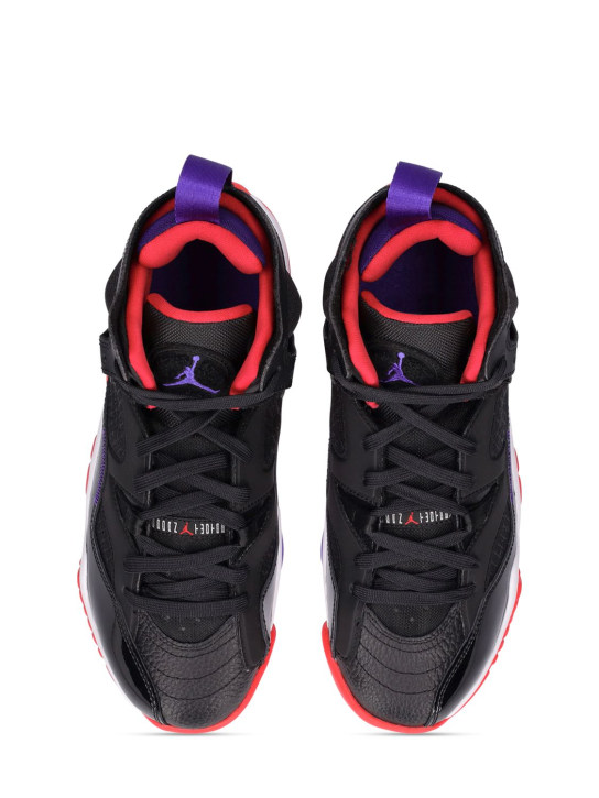 Nike: Sneakers Jumpman Two Trey en piel - Negro - kids-boys_1 | Luisa Via Roma