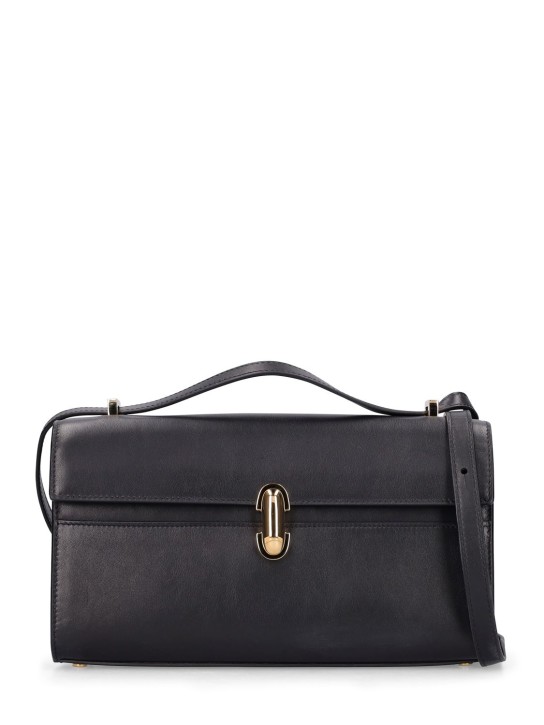 Savette: The Symmetry 26 leather shoulder bag - Black - women_0 | Luisa Via Roma