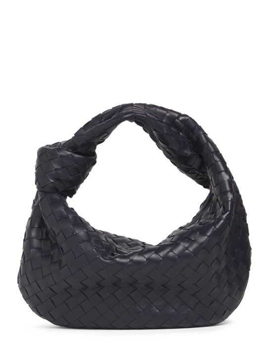 Bottega Veneta: Teen Jodie leather shoulder bag - Space - women_0 | Luisa Via Roma