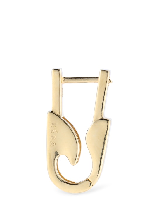 EÉRA: 18kt Pin small mono earring - Gold - men_1 | Luisa Via Roma
