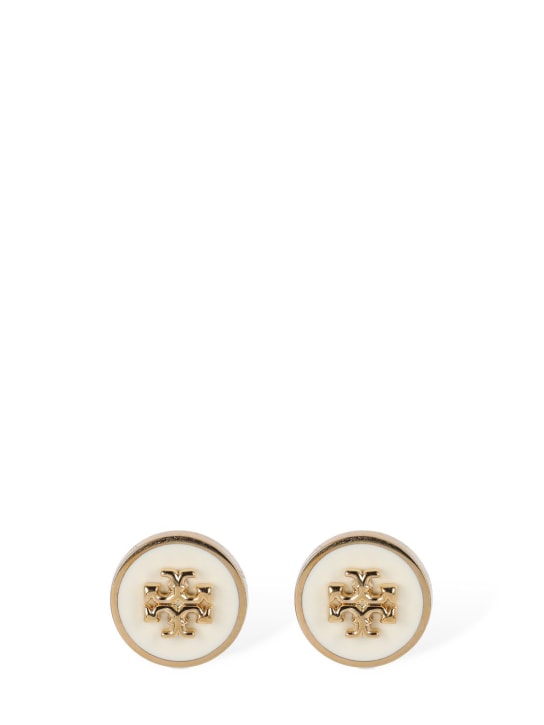 Tory Burch: Kira enamel stud earrings - women_0 | Luisa Via Roma