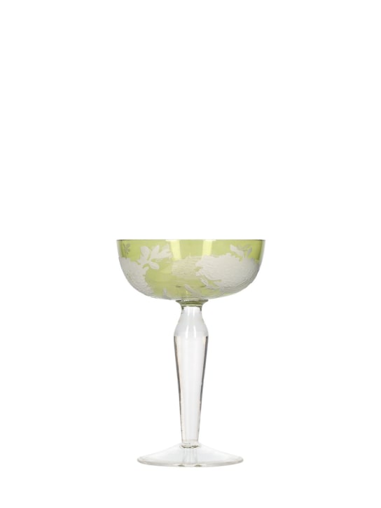 Polspotten: Peony Coupe玻璃杯6个套装 - 多色 - ecraft_1 | Luisa Via Roma