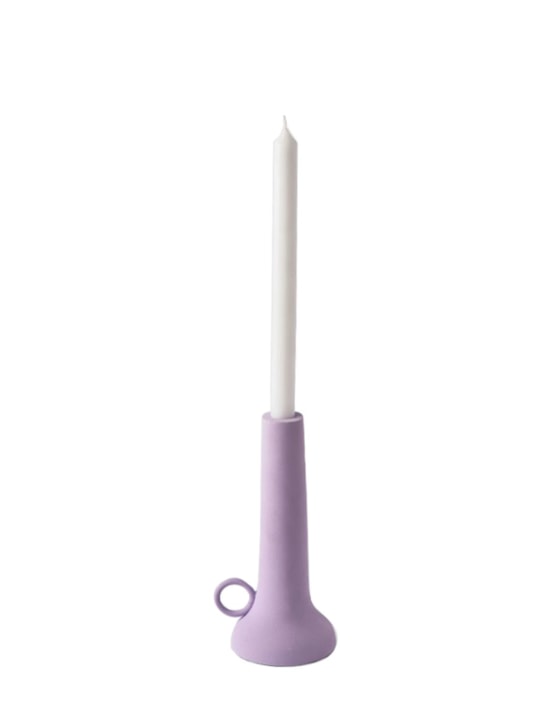 Polspotten: S Spartan candle holder - Lilac - ecraft_0 | Luisa Via Roma