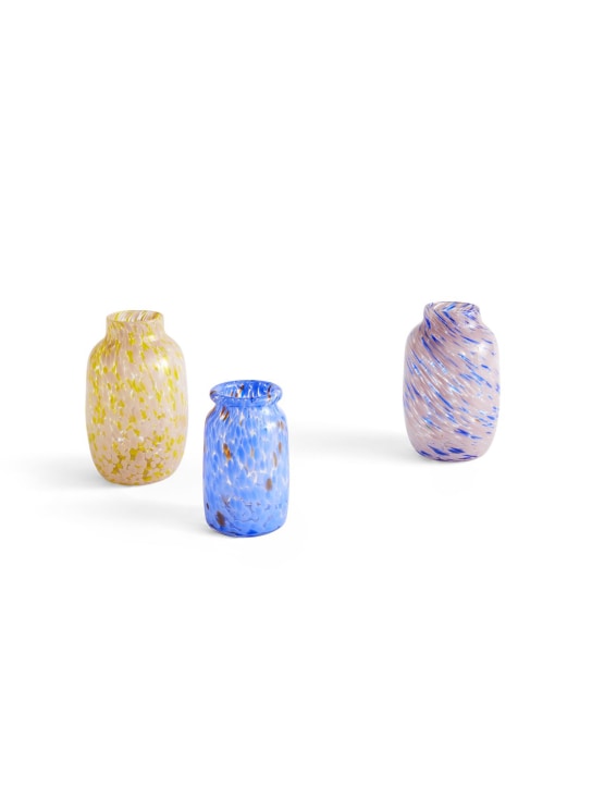HAY: M Splash Vase w/ roll neck - Blue - ecraft_1 | Luisa Via Roma