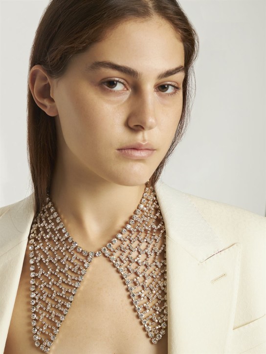 Rosantica: Tricot crystal statement collar - women_1 | Luisa Via Roma