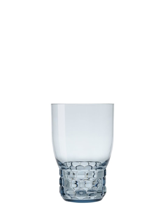 Kartell: Set of 4 water glasses - Blue - ecraft_0 | Luisa Via Roma