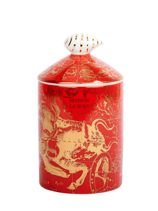 Maison La Bougie: 350gr Taurus zodiac scented candle - Red - ecraft_1 | Luisa Via Roma