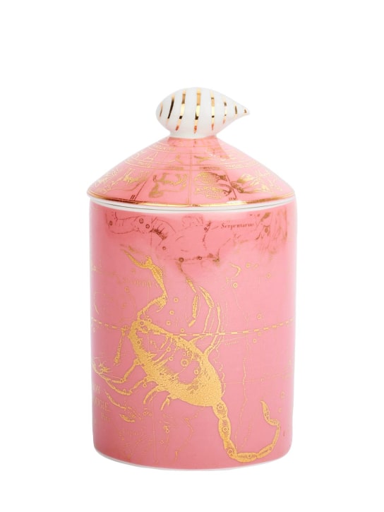 Maison La Bougie: 350gr Scorpio zodiac scented candle - Pink - ecraft_1 | Luisa Via Roma
