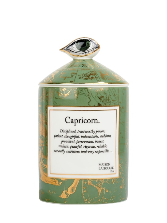 Maison La Bougie: 350gr Capricorn zodiac scented candle - Green - ecraft_0 | Luisa Via Roma