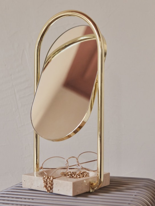 Aytm: Angui table mirror - Gold - ecraft_1 | Luisa Via Roma