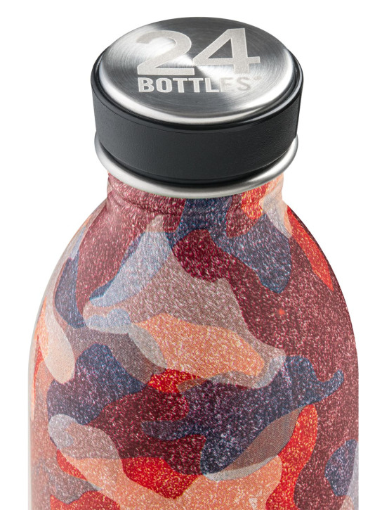 24bottles: 500ml Camo Coral Urban bottle - Pink/Multi - ecraft_1 | Luisa Via Roma