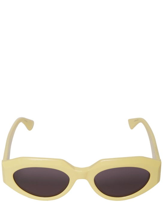 Bottega Veneta: BV1031S Acetate sunglasses - Yellow - men_0 | Luisa Via Roma