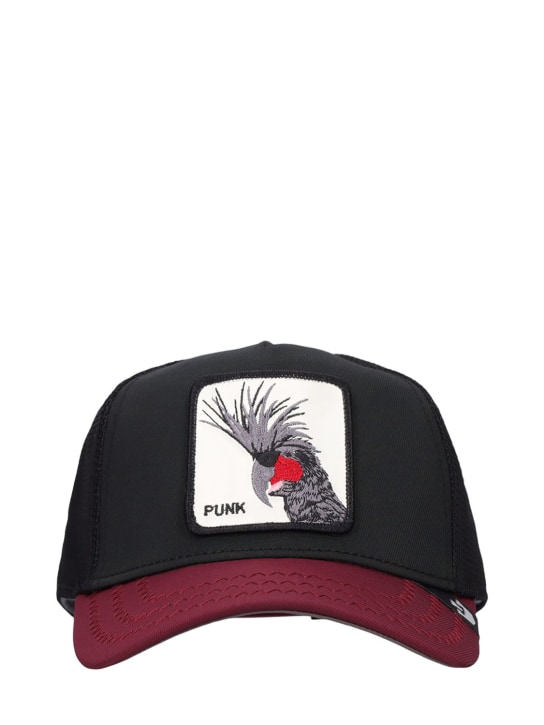 Goorin Bros: The Punk trucker hat w/patch - Black - men_0 | Luisa Via Roma