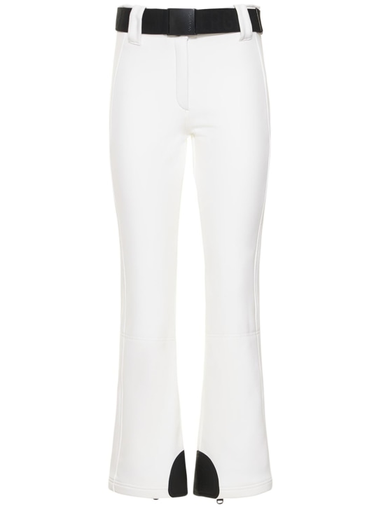 Goldbergh: Pantalones de esquí de softshell - Blanco - women_0 | Luisa Via Roma