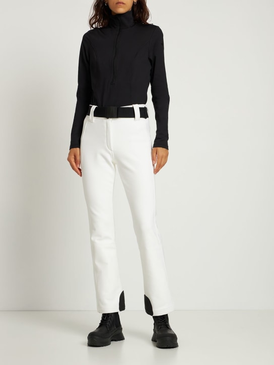 Goldbergh: Pippa softshell ski pants - White - women_1 | Luisa Via Roma
