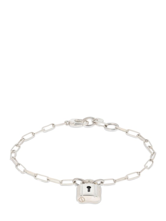 DoDo: Silver Lock chain bracelet - Silver - women_0 | Luisa Via Roma