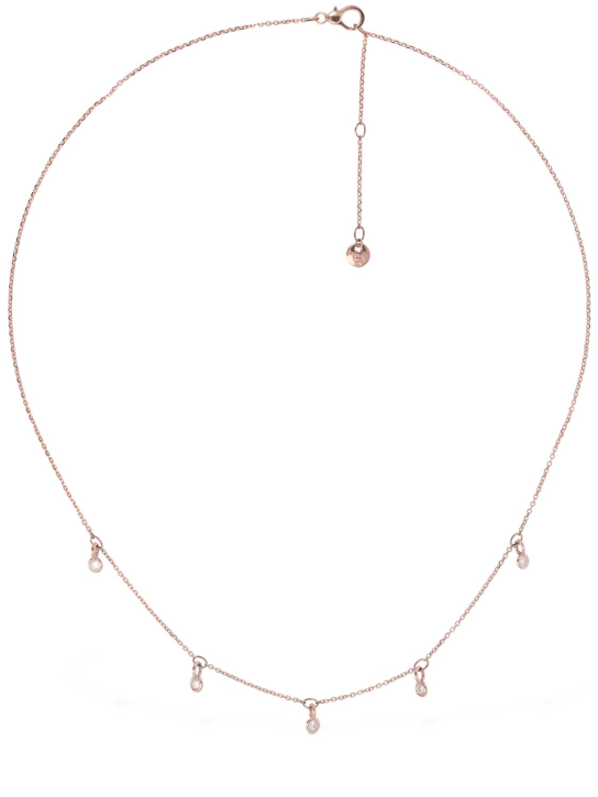 DoDo: Collar de oro rosa 9kt y diamantes - Oro Rosa - women_0 | Luisa Via Roma
