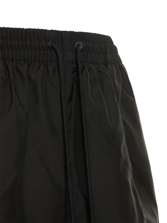 Wardrobe.nyc: Nylon spray utility shorts - Black - women_1 | Luisa Via Roma