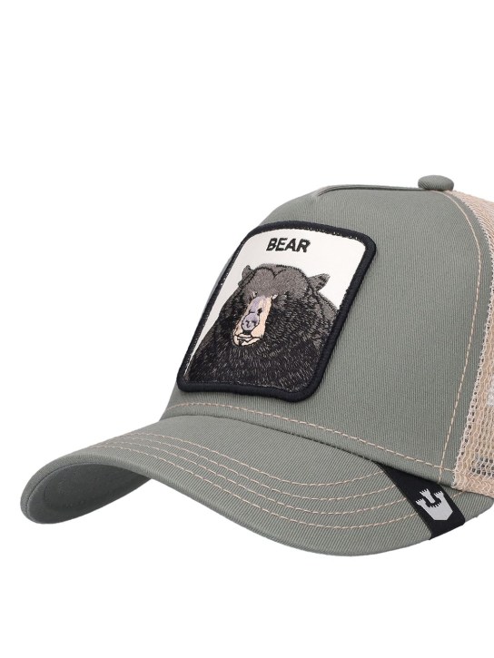 Goorin Bros: The Black Bear trucker hat w/patch - Green - women_1 | Luisa Via Roma