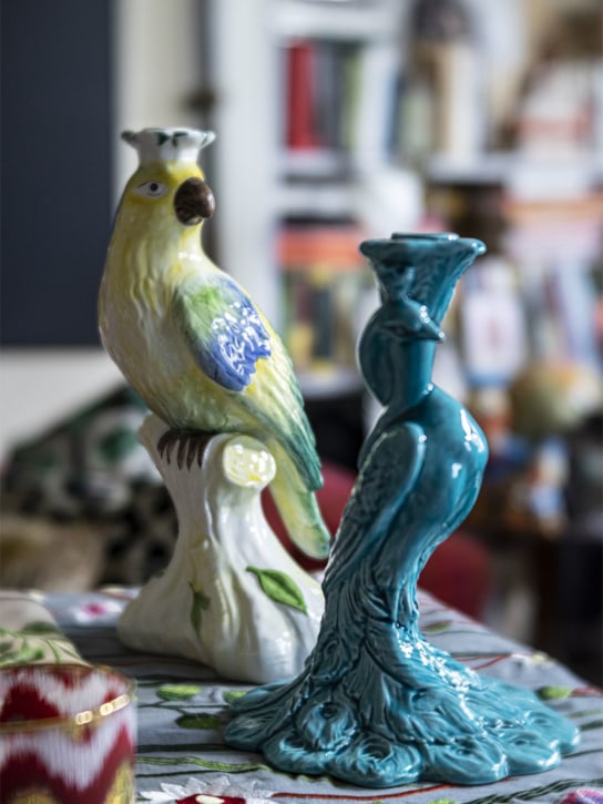 Les Ottomans: Parrot candleholder - Multicolor - ecraft_1 | Luisa Via Roma