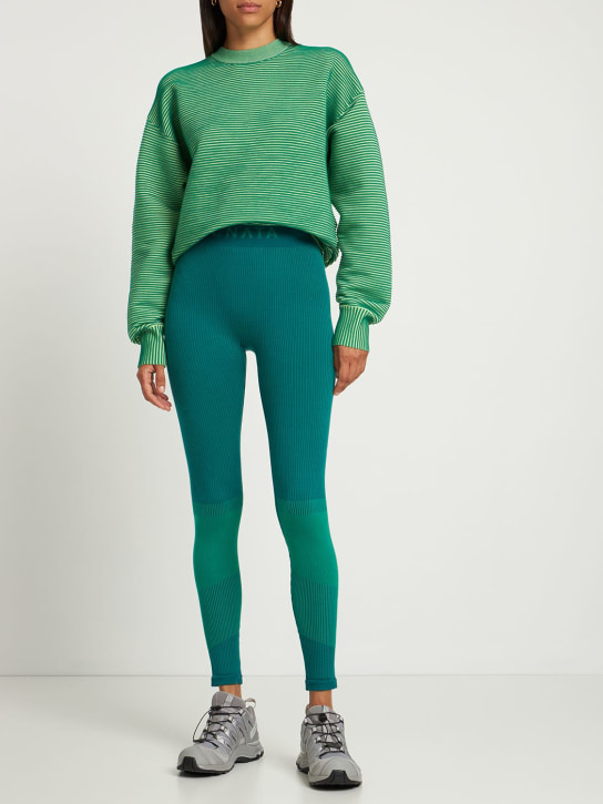 Nagnata: Suéter de punto de algodón - Verde - women_1 | Luisa Via Roma
