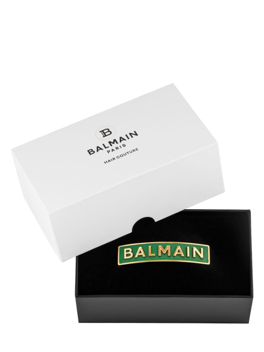 Balmain Hair: Medium Limited Edition Barrette FW22 - Grün - beauty-women_1 | Luisa Via Roma