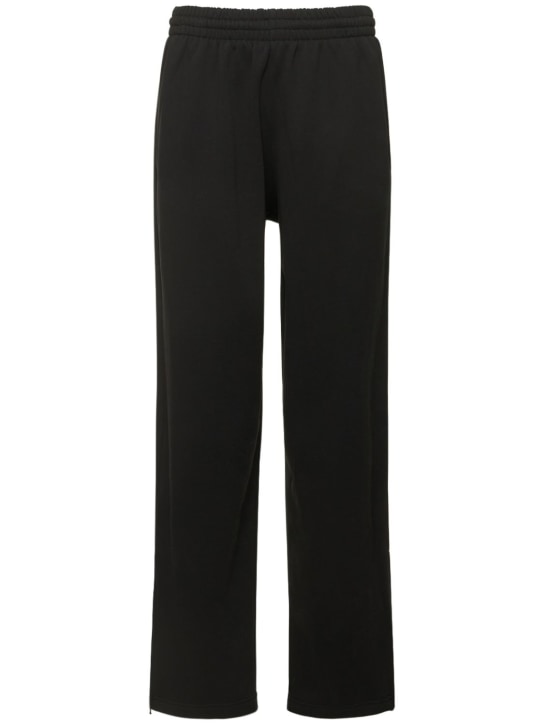 Wardrobe.nyc: HB cotton fleece track pant - Black - women_0 | Luisa Via Roma