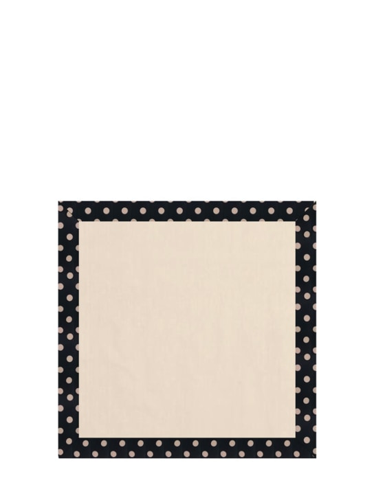 Casa Marras: Embroidered napkin - Beige - ecraft_0 | Luisa Via Roma