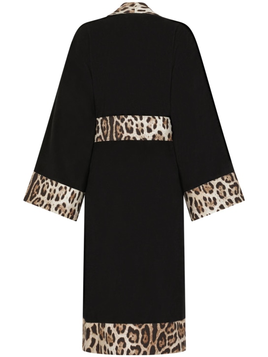 Dolce&Gabbana: Peignoir Leopardo - Leopardo - women_1 | Luisa Via Roma