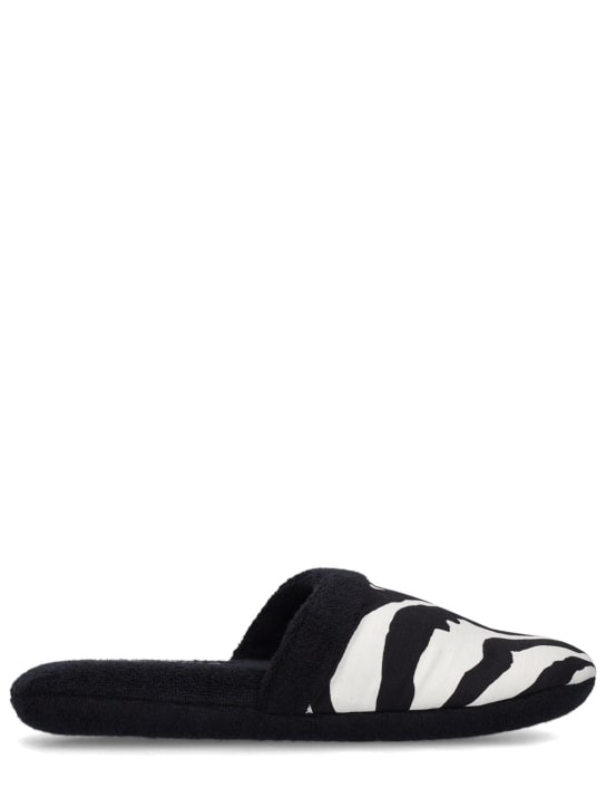 Dolce&Gabbana: Pantofole Zebra - Zebra - women_0 | Luisa Via Roma