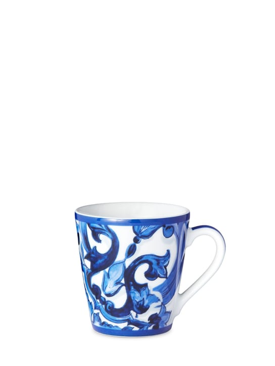 Dolce&Gabbana: Taza de porcelana Blu Mediterraneo - Azul - ecraft_0 | Luisa Via Roma