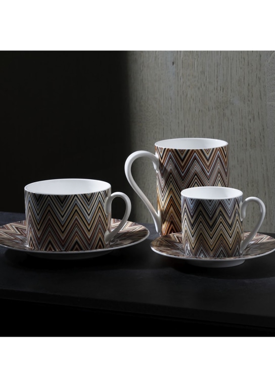 Missoni Home: Zig Zag Jarris 2 piece tea set - Multicolor - ecraft_1 | Luisa Via Roma