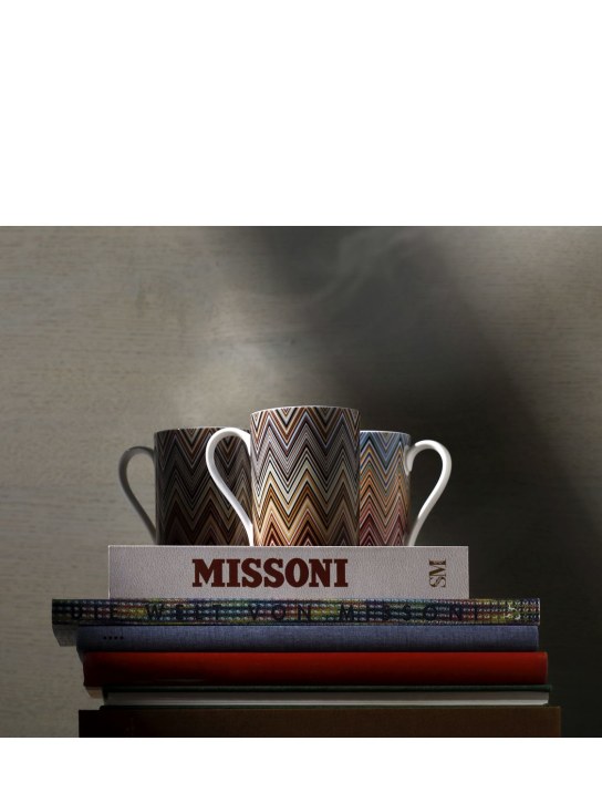 Missoni Home: Zig Zag Jarris mug - Multicolor - ecraft_1 | Luisa Via Roma