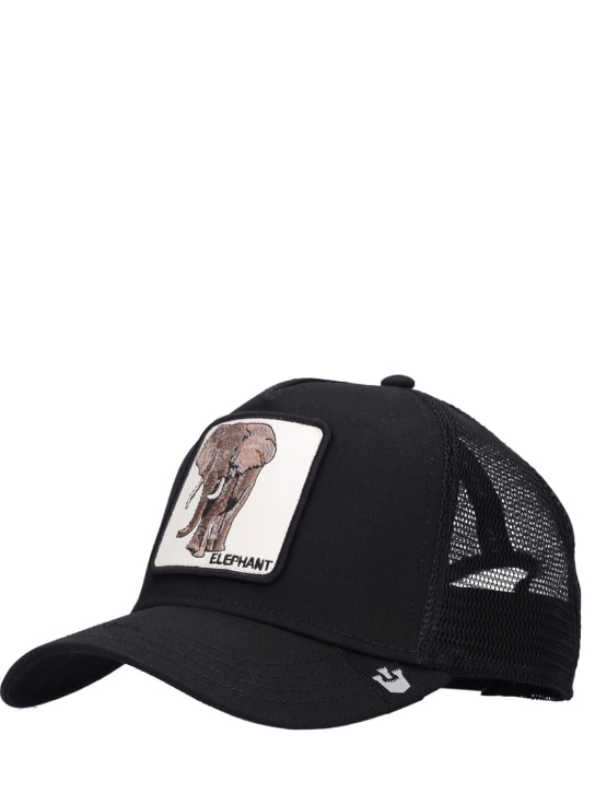 Goorin Bros: The Elephant trucker hat w/ patch - Black - women_1 | Luisa Via Roma
