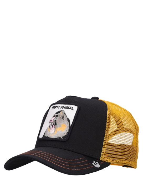 Goorin Bros: The Party Animal trucker hat w/ patch - Black - women_1 | Luisa Via Roma